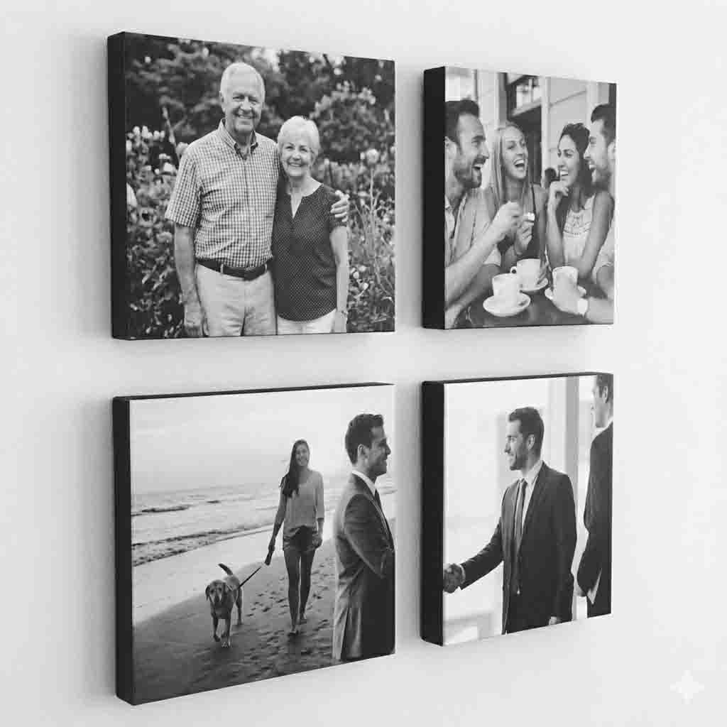 Quadro decorativo Personalizado  20x20 Envio em tela Alta Resolução Envie Sua Foto Decoração