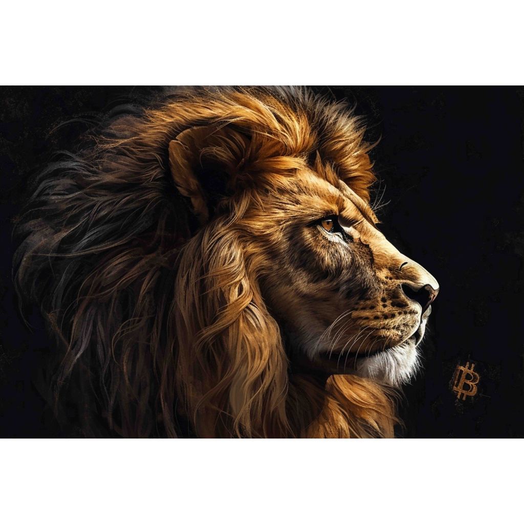 Quadro decorativo  família de leão Religião Jesus Cristo e leão de Judá quarto sala coroa de espinhos, quadro leão