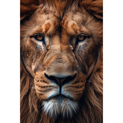 Quadro decorativo  família de leão Religião Jesus Cristo e leão de Judá quarto sala coroa de espinhos, quadro leão