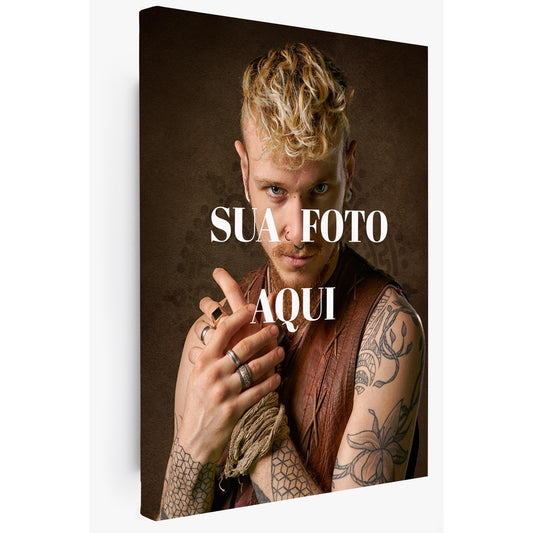 Quadro Decorativo PERSONALIZADO SUA FOTO, em tela grande 60X40CM  Não é adsivo, material sintetico de alta qualidade