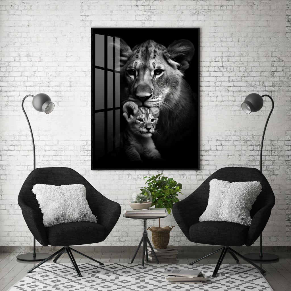 Quadro decorativo 90X60CM Religião Jesus Cristo e leão de Judá quarto sala coroa de espinhos