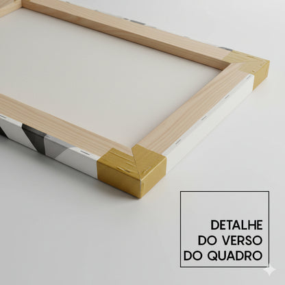 Quadro Abstrato Moderno Horizontal 120X70 Decorativo Sala Produto Qualidade 4k Impresso Nas Laterais