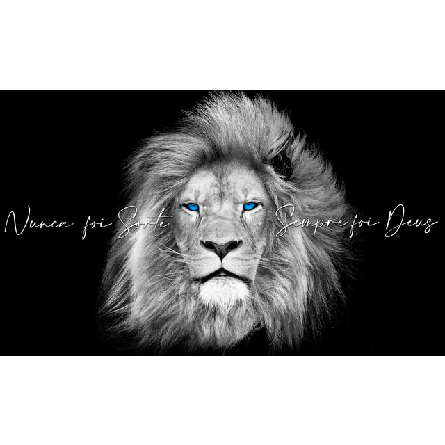 Quadro decorativo 90X60CM Religião Jesus Cristo e leão de Judá quarto sala coroa de espinhos