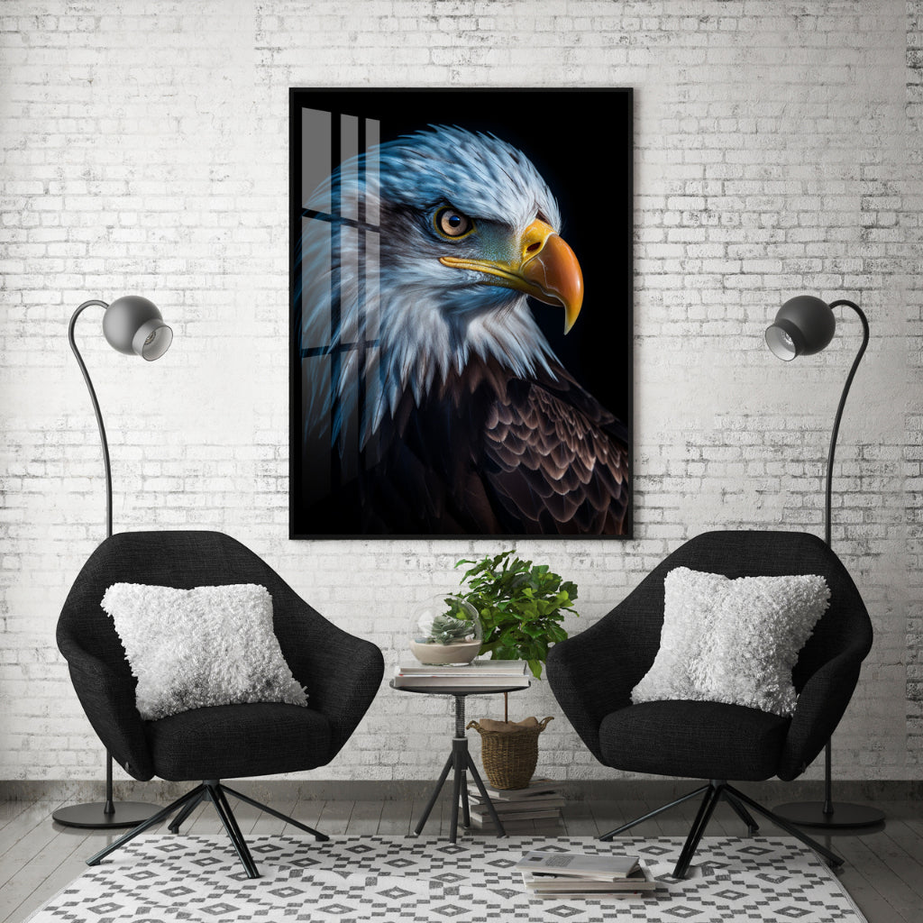 Quadro decorativo 90X60CM Religião Jesus Cristo e leão de Judá quarto sala coroa de espinhos