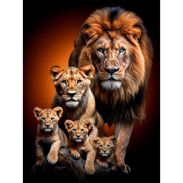 Quadro decorativo 90X60CM Religião Jesus Cristo e leão de Judá quarto sala coroa de espinhos