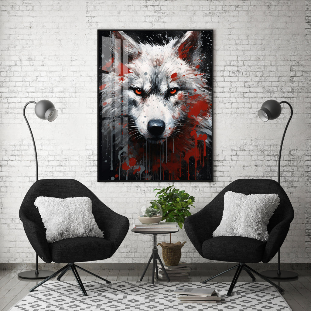 Quadro decorativo 90X60CM Religião Jesus Cristo e leão de Judá quarto sala coroa de espinhos