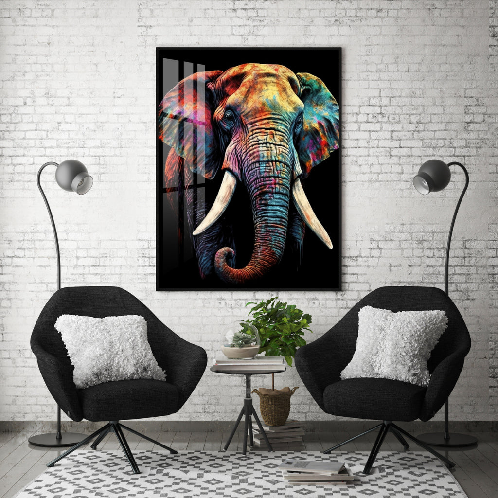 Quadro decorativo 90X60CM Religião Jesus Cristo e leão de Judá quarto sala coroa de espinhos