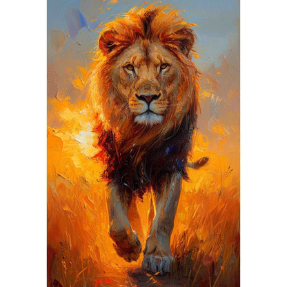 Quadro decorativo  família de leão Religião Jesus Cristo e leão de Judá quarto sala coroa de espinhos, quadro leão