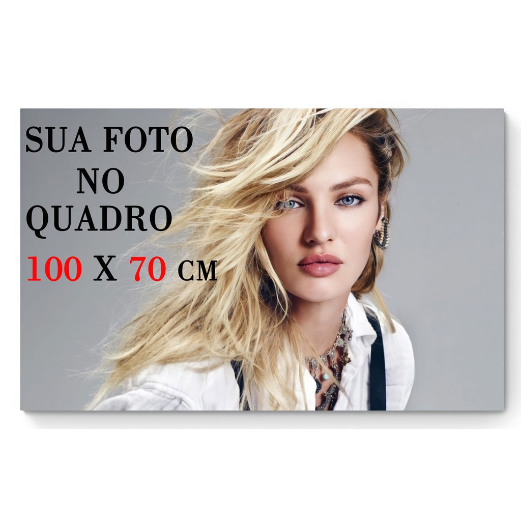 Quadro Decorativo PERSONALIZADO SUA FOTO, em tela de tecido grande 100X70CM Não é adsivo, material de alta qualidade.